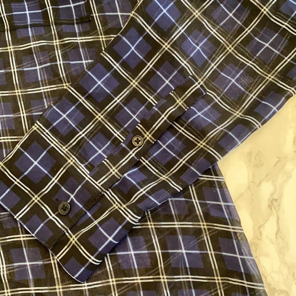 Express Sheer Button Up - Picture 3 of 3